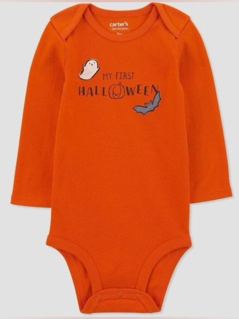 CARTER’S MY FIRST HALLOWEEN ONESIE - ORANGE SIZE VARIOUS (NEW WITH TAGS) A6